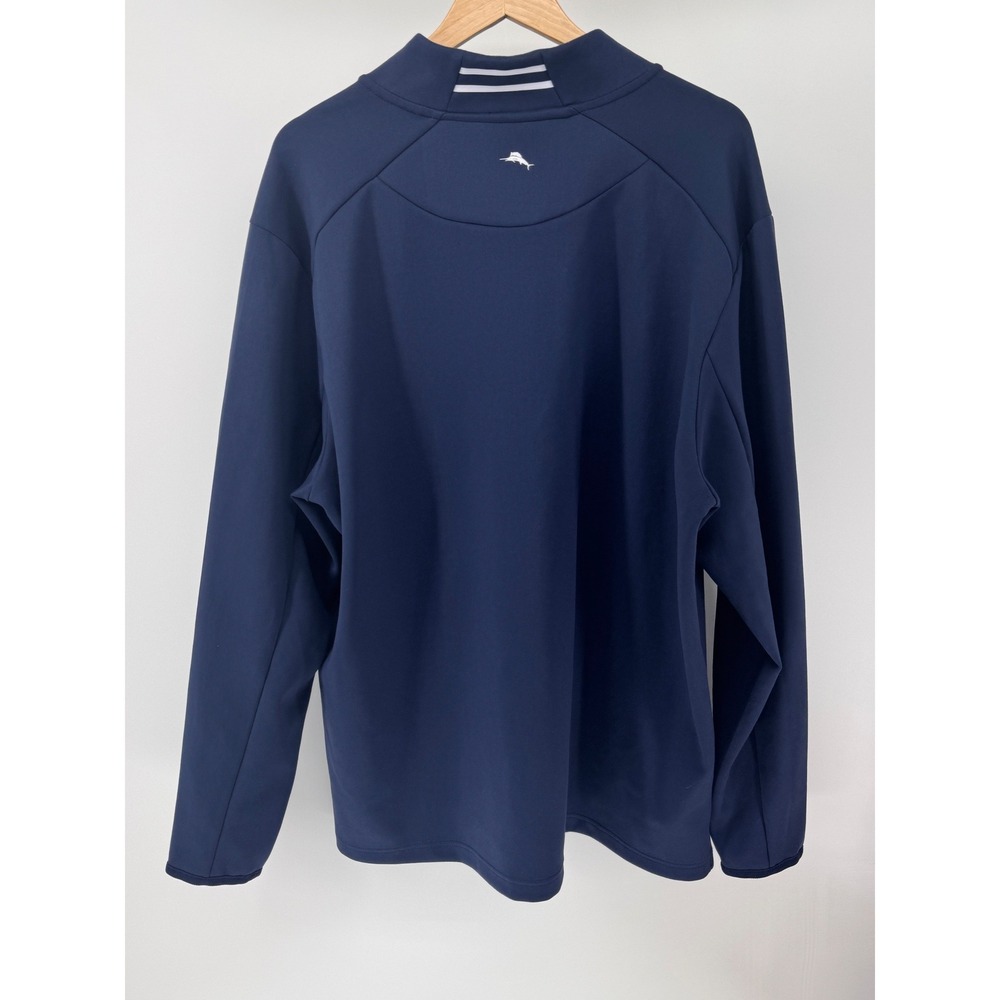Tommy Bahama IslandZone Quarter Zip XXL Blue Golf Layer Pullover